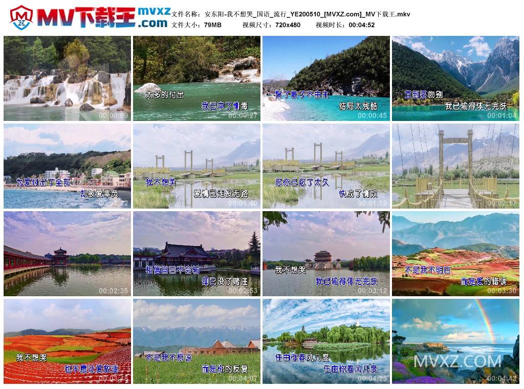 安东阳-我不想哭_国语_流行_YE200510